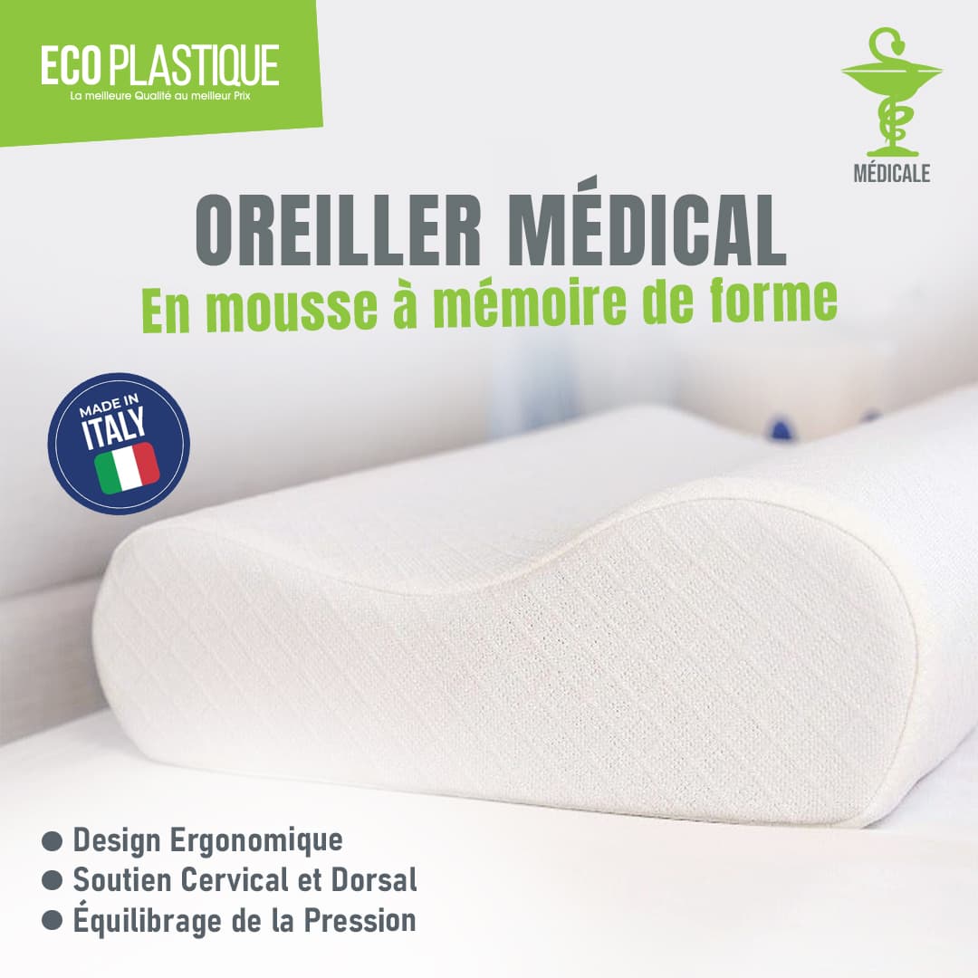 Oreiller ergonomique cervical médical