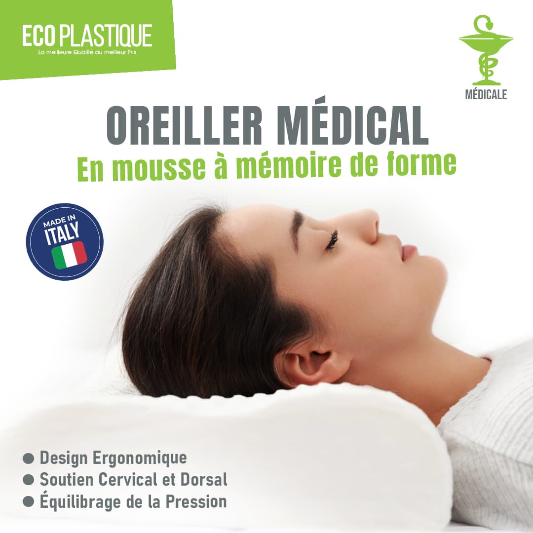 Oreiller ergonomique cervical médical