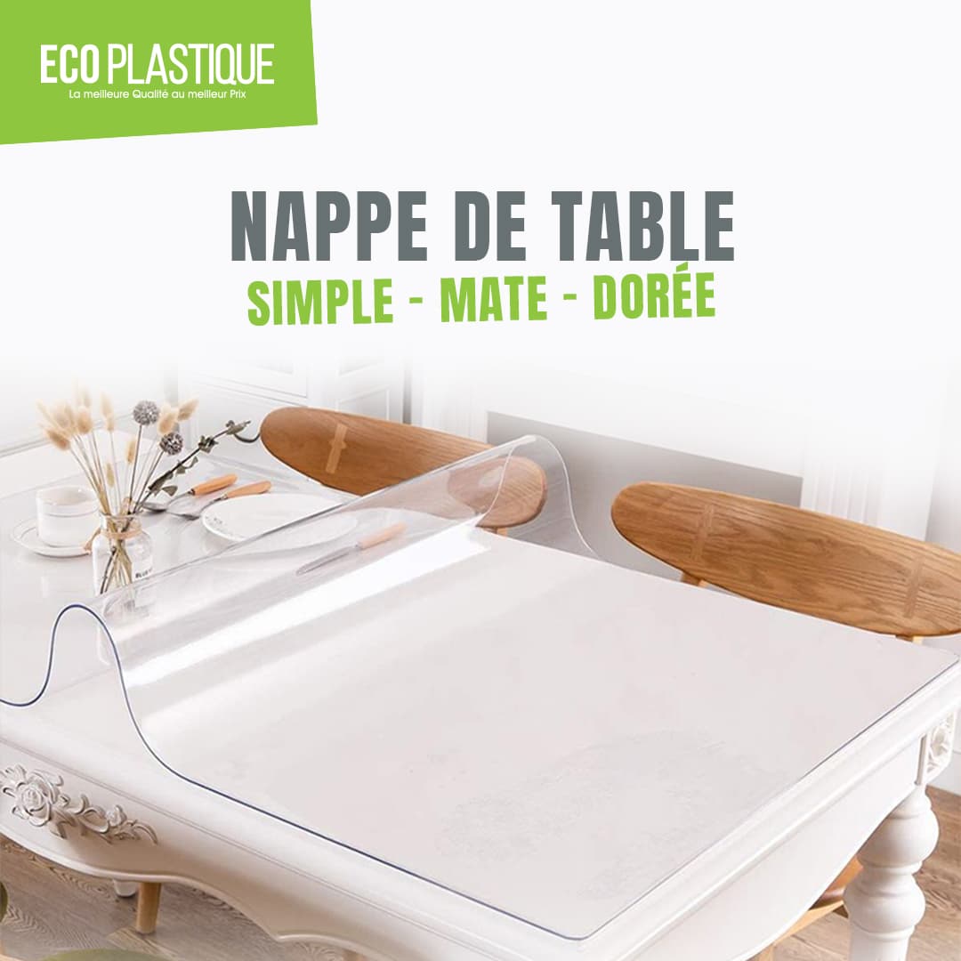 Nappes en PVC sur mesure